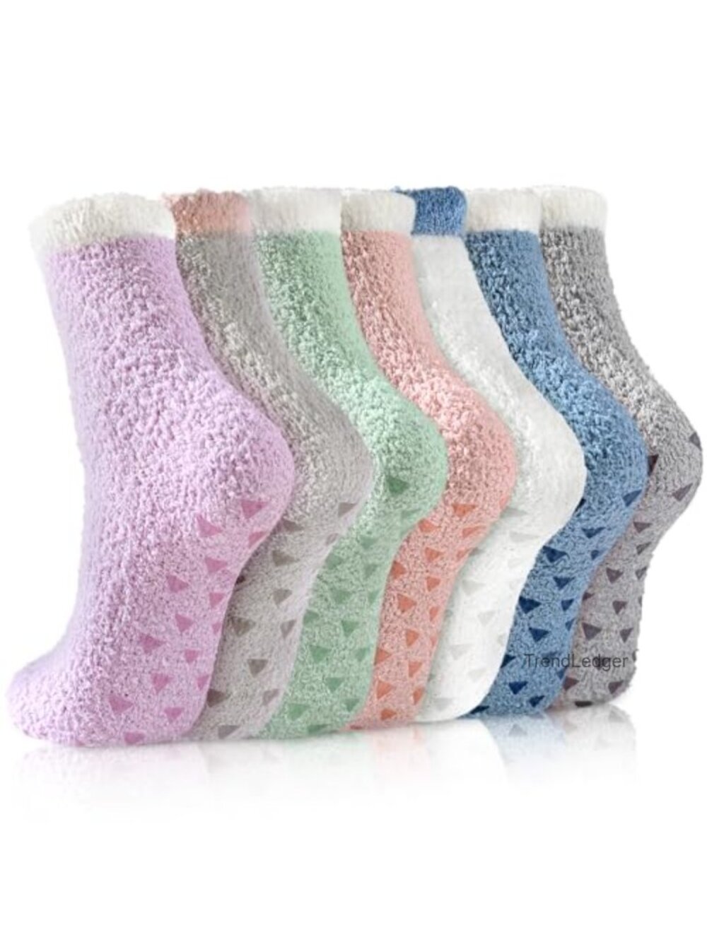 Fuzzy Non-Slip Slipper Socks Grips Cozy Warm